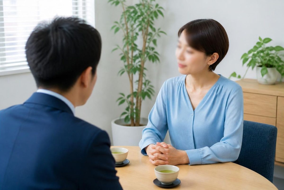 面談の様子（イメージ）
