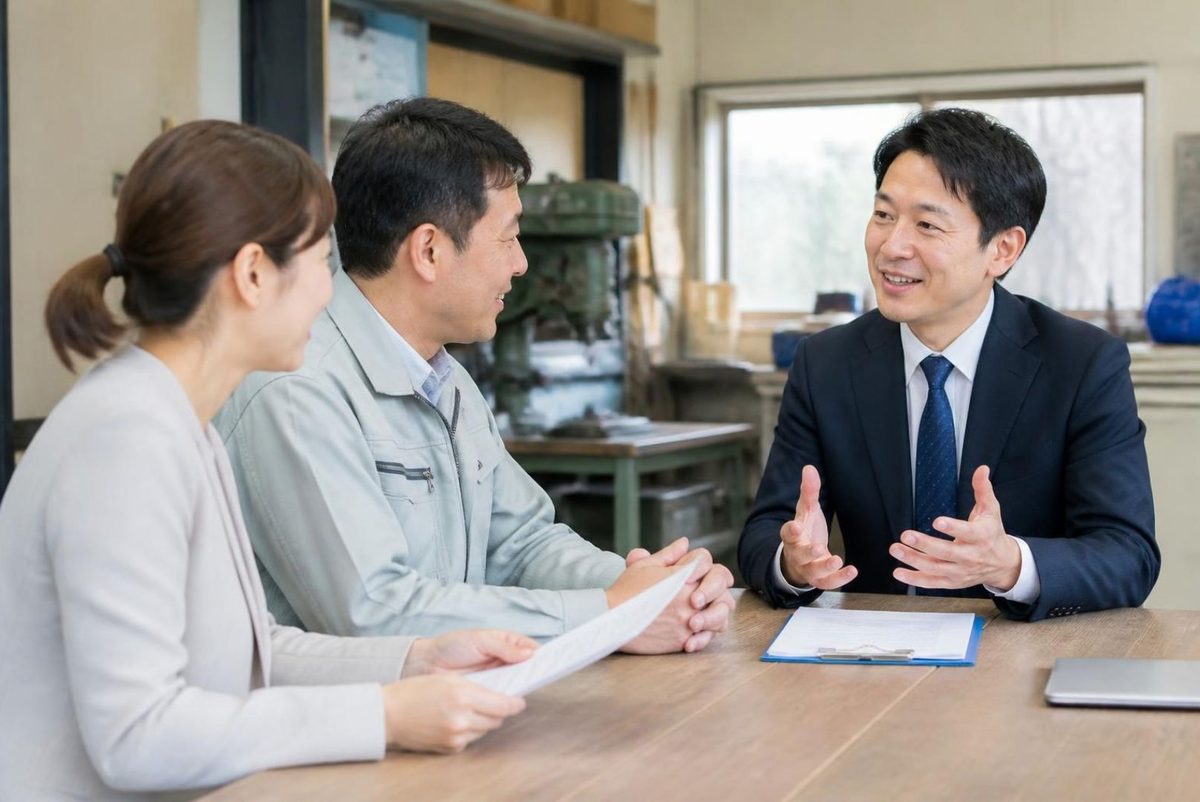 小規模事業場でのご相談の様子（イメージ）